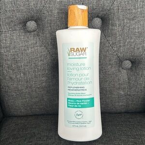 NEW 🆕 Raw Sugar Moisture Loving Lotion Shea and Rice Flower 473 ml